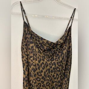 ZARA CHEETAH SLIP DRESS